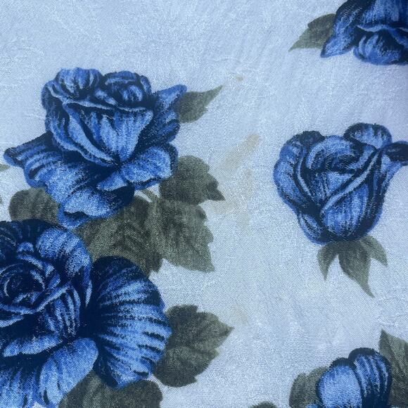 Albert Nipon Vintage 100% Silk Floral Scarf - Picture 6 of 13